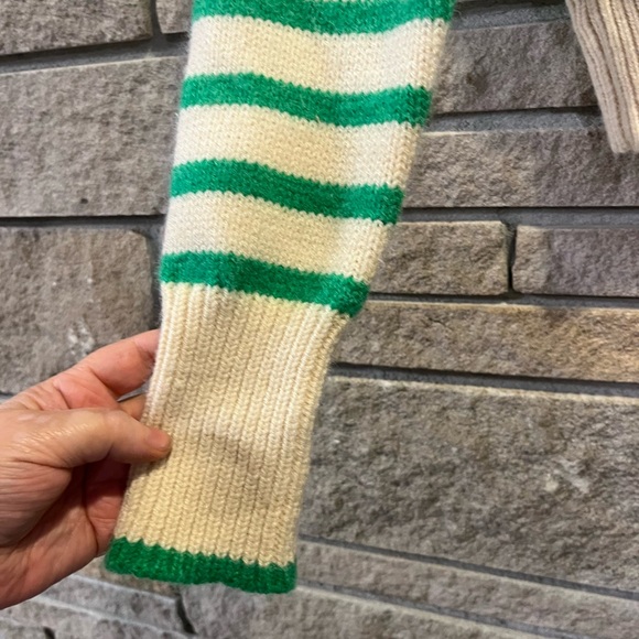 &Merci Striped Sweater green and cream - Picture 8 of 8